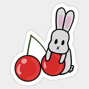 Cherry Bunny Sticker